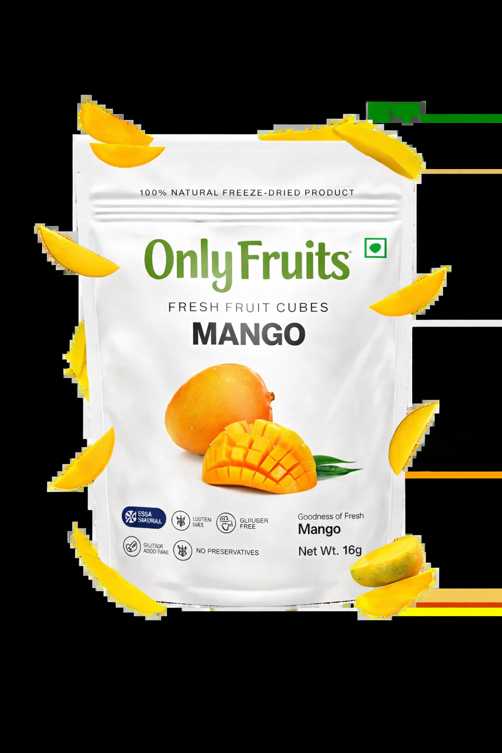 Only Fruits Freeze Dried Mango Cubes 4